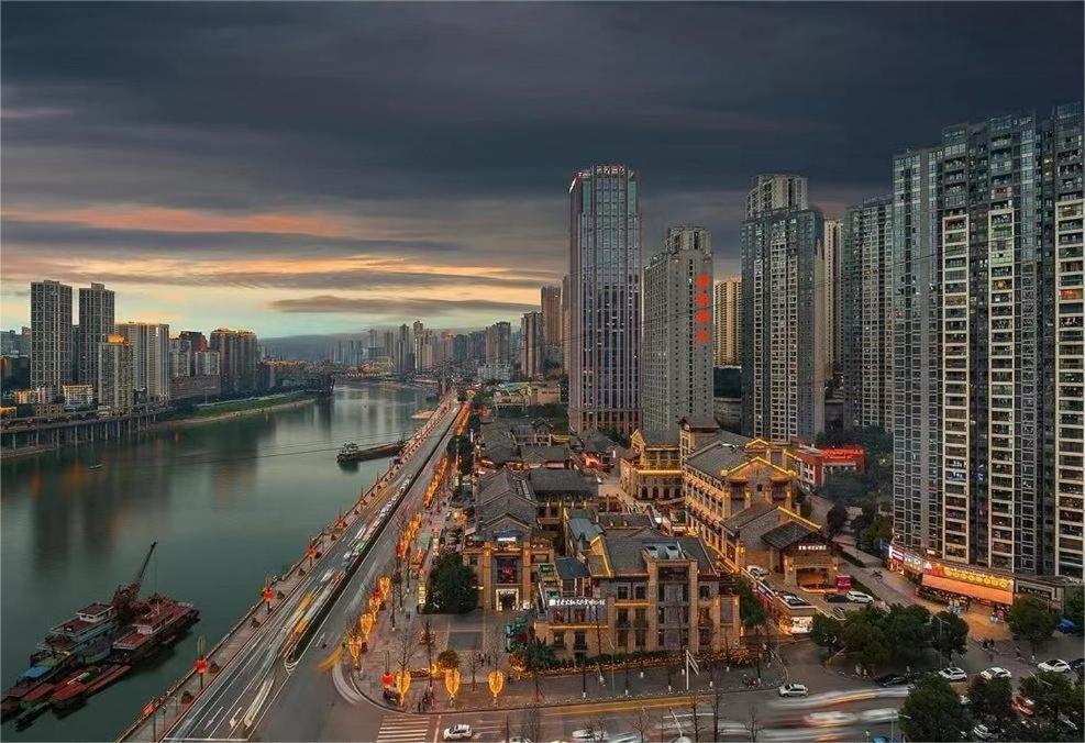 Boutique Of Meditation With Cuisine & Night View, Exit 2 Liujiatai Station Line 9 Чунцин Екстериор снимка